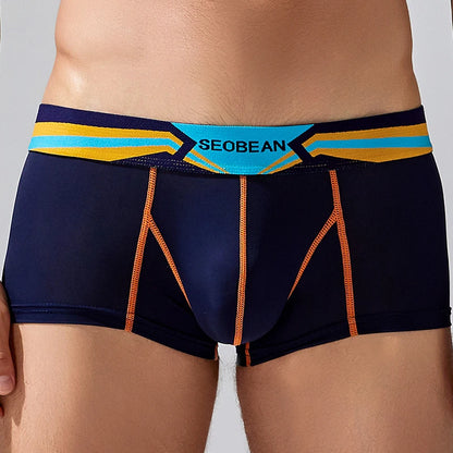 Men's Translucent Nylon Inner Pouch Boxer Briefs