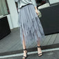 Fashion Tutu Skirt Casual High Waist Midi