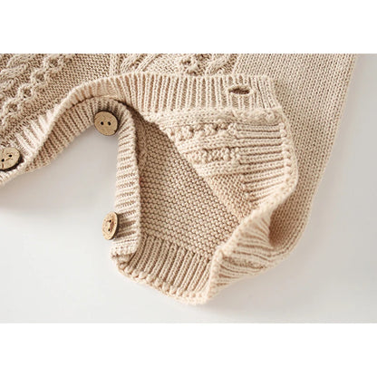 Newborn Baby Girl/Boys Sleeveless Knit Rompers