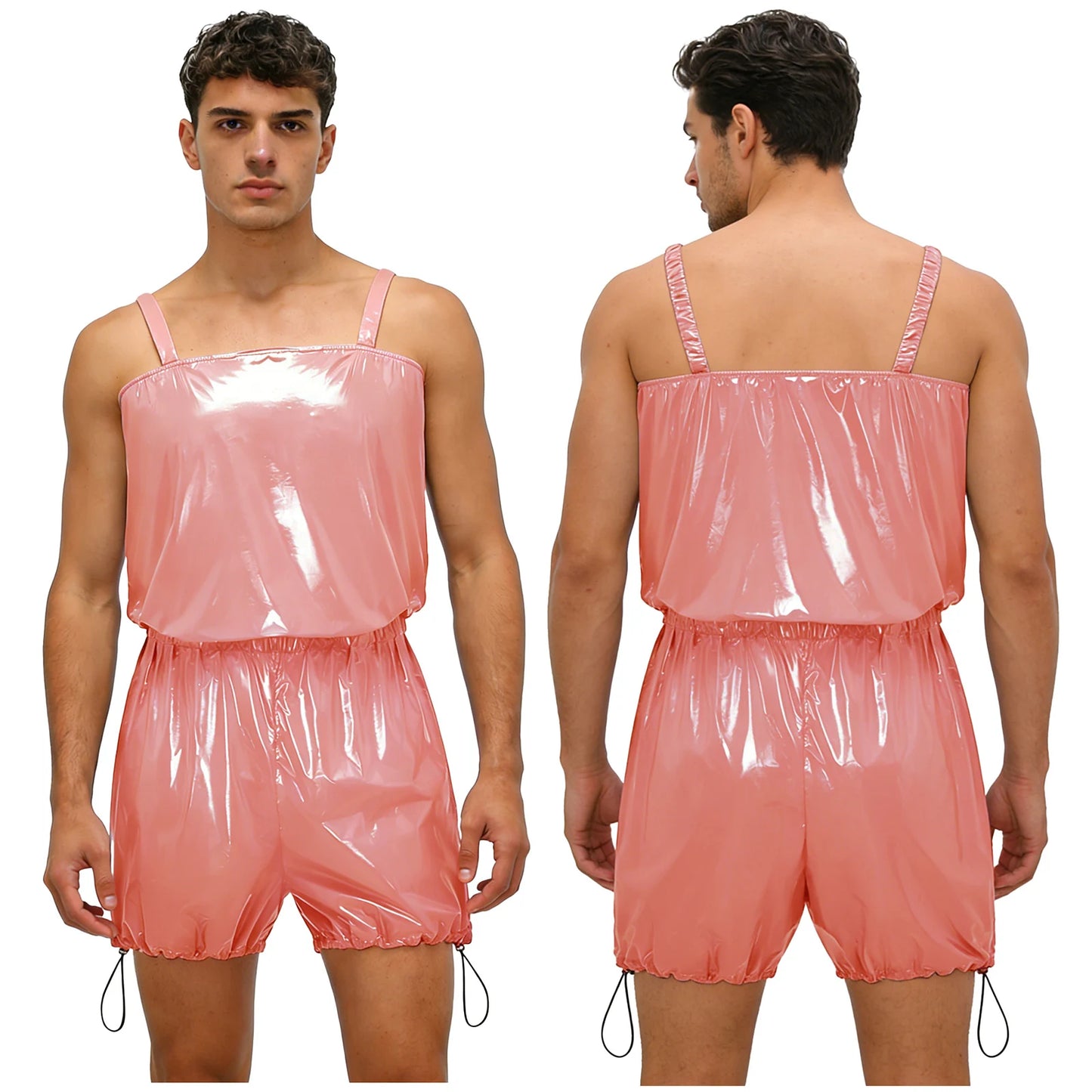 Mens Tear Away Backless, Nightclub Party Jumpsuit
