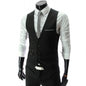 Men Dress Vest Slim Fit Casual Sleeveless