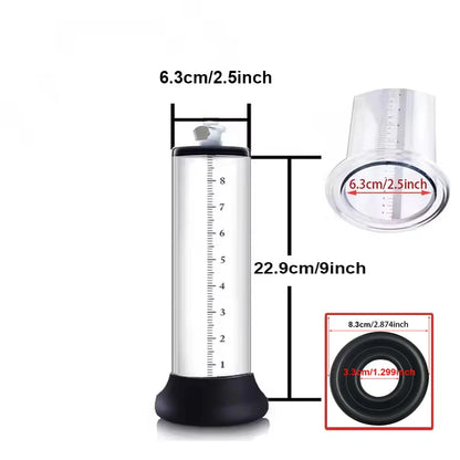 Acrylic Penis Enlarger Pump Sex Toy Men