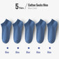 5 PairsMen Business Ankle Dress Socks