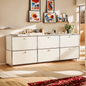 Sideboard Storage Shelf Furniture Stainless Steel