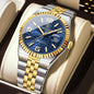 POEDAGAR High Quality Men Waterproof Luminous  Watch