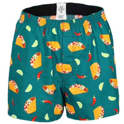 1PC 100% Cotton Men's Loose Boxer Briefs Underwear