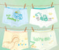 4PCS Boys Cute Mesh Breathable Comfort Underwear