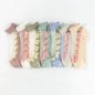 7 pairs floral silk women's socks