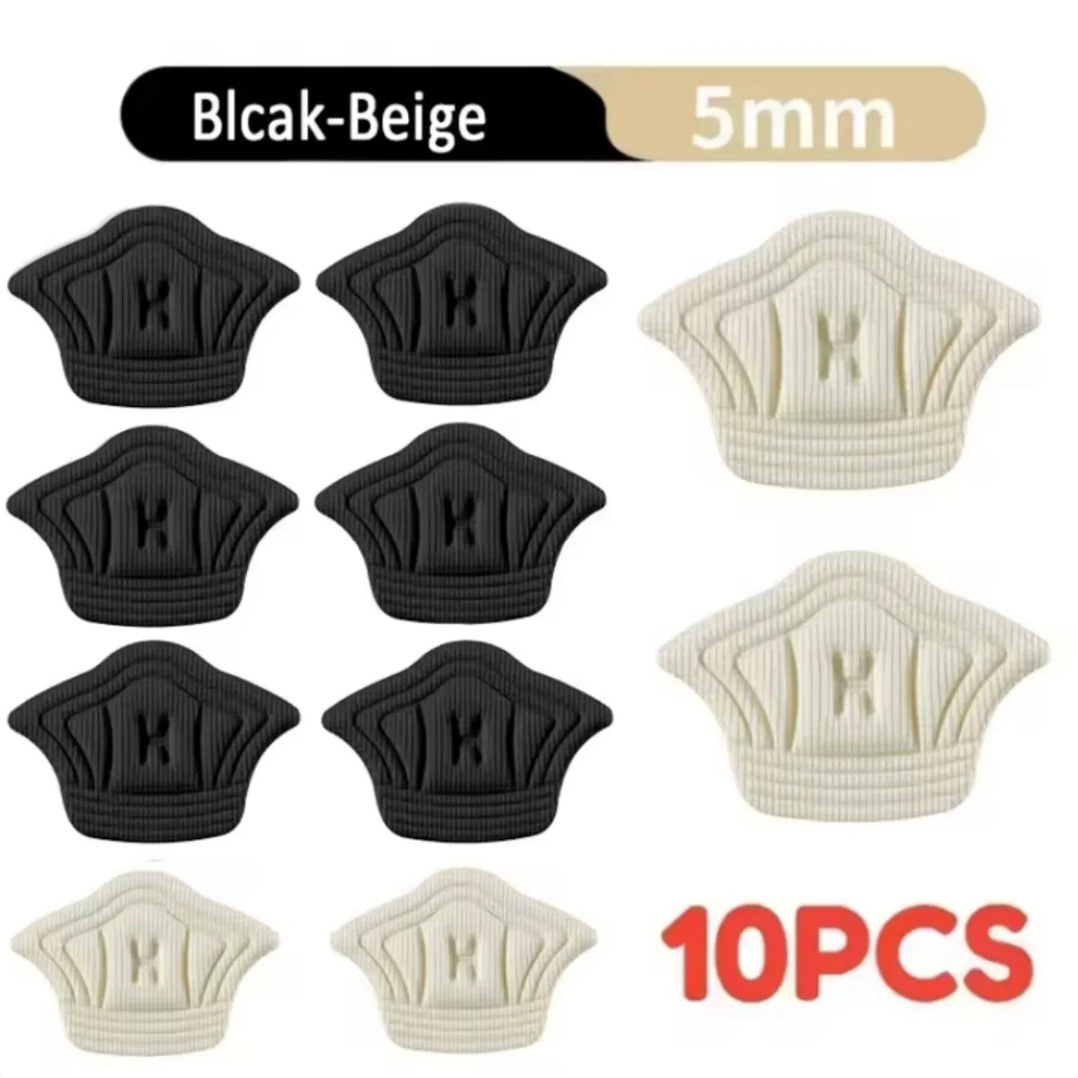 5Pairs Insoles For Shoes Patch Heel Pads Adjustable