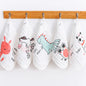 5pcs Cartoon Newborn Absorbent Face Towel