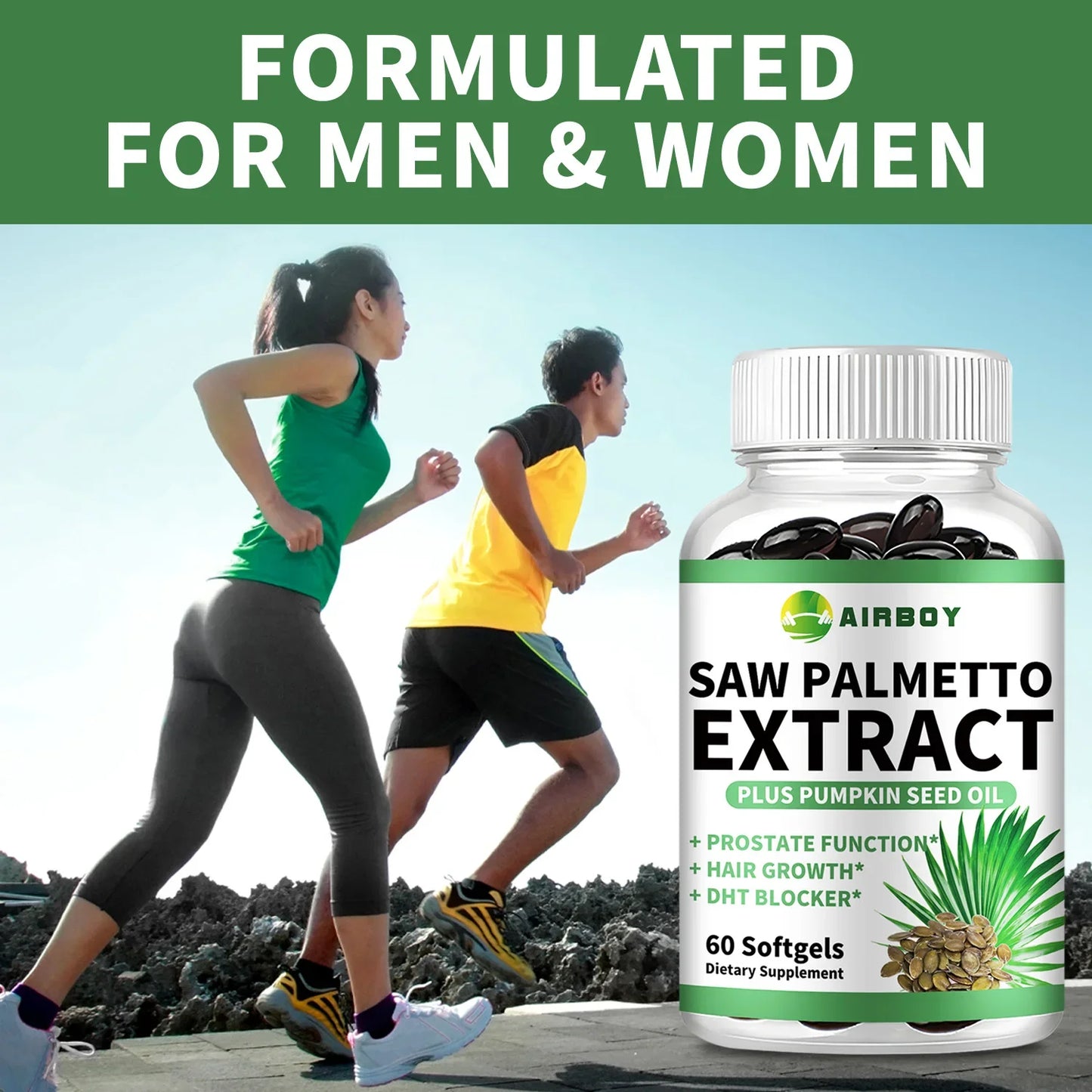 Prostate Support, Prevents Hair Loss, Urinary Tract Health