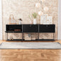 Sideboard Storage Shelf Furniture Stainless Steel