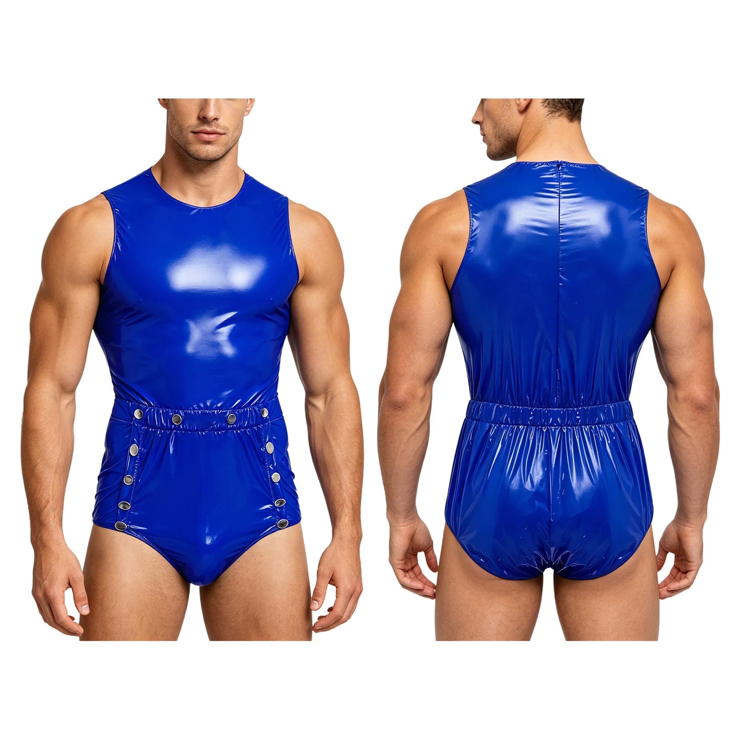 Mens Tear Away Backless, Nightclub Party Jumpsuit