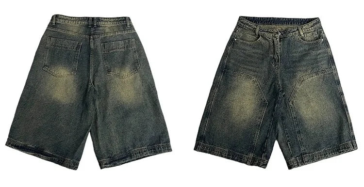 Men's Loose Straight Wide Leg Vintage Casual