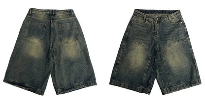 Men's Loose Straight Wide Leg Vintage Casual