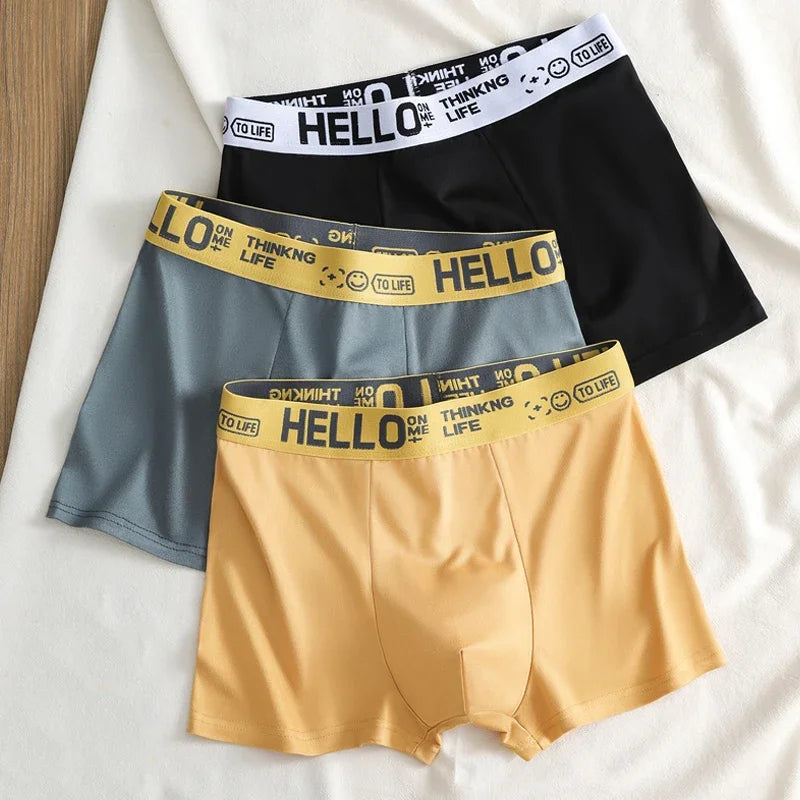 Sexy Men's Boxer Briefs Underwear Fit Breathable