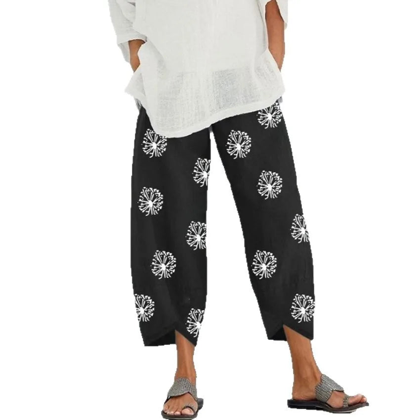 Women Sweatpants Joggers Women Cotton Linen Casual
