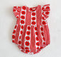 Baby Girls Knitting Romper Red Fashion