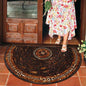 Semi-circular Carpet Outdoor Rug Modern Art