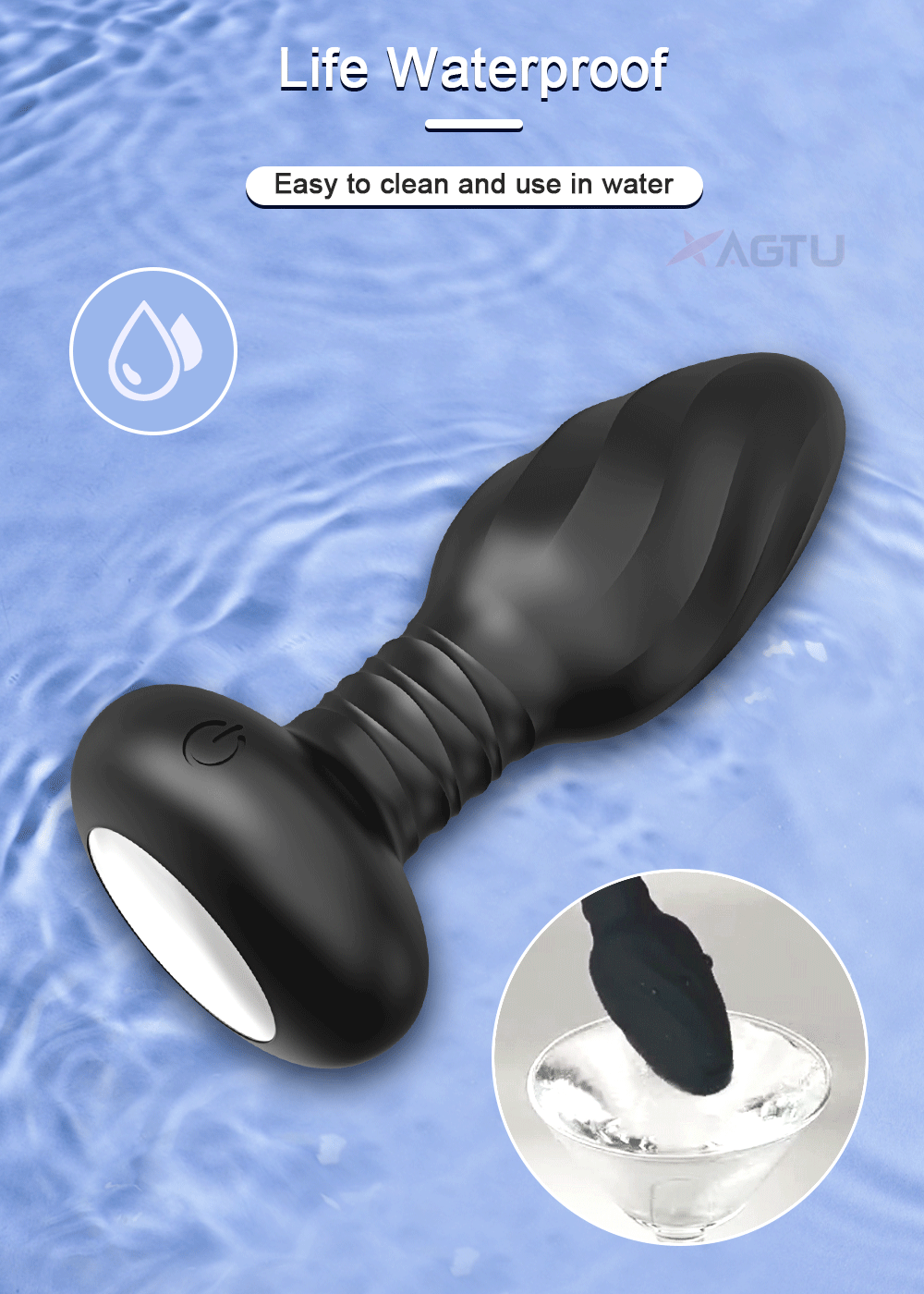 Toy Butt Plug Stimulator Masturbation Penetration Vibrating