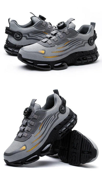 Safety Shoes Men Anti-smash Anti-puncture Work Shoes