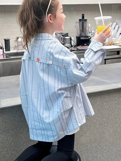 Stylish Lightweight Long Sleeve Tween Girls Shirt