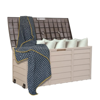 Outdoor Storage Box 75 Gallon with Wheels