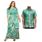 2 Pcs Custom Polynesian Traditional Dresses and Mens Shirts