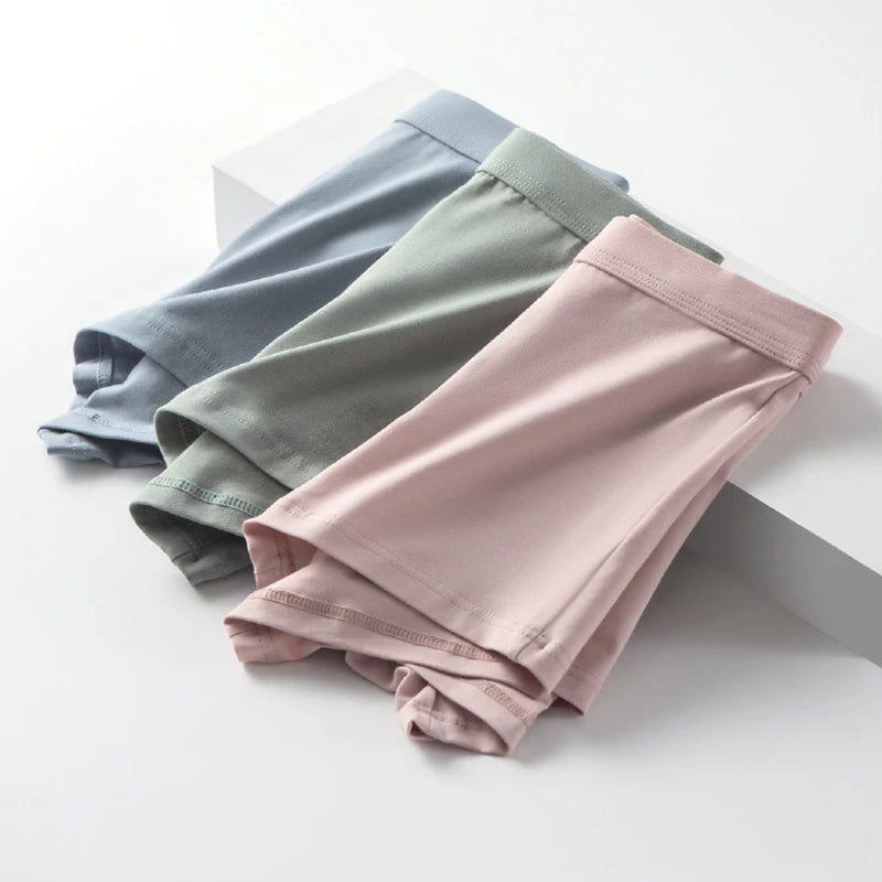 3pcs Oversize Man Underwear Comfortable Loose Boxers