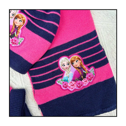 Elsa Anna Classics Princess Cartoon Cap Scarf Hat Glove
