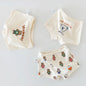 3PCS Young Girls/Boys Cute Cotton Briefs Boxers Underwear