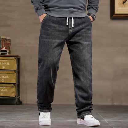 Extra Big Size Jeans Men Baggy Loose
