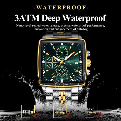 POEDAGAR Top Luxury Male Wristwatch Waterproof