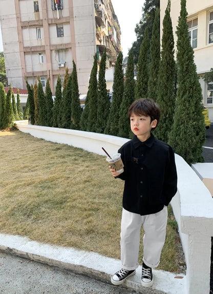 Boys Long Sleeve Trendy Streetwear Viral Fashion