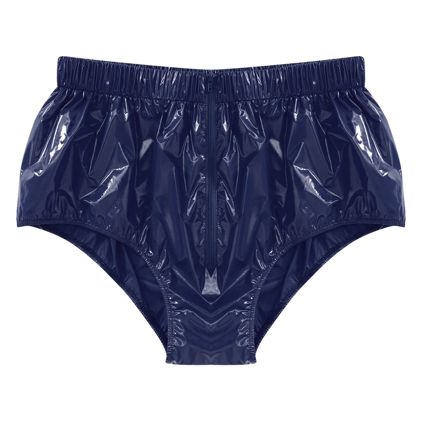 Mens Waterproof Diaper Cover Front Zipper Briefs