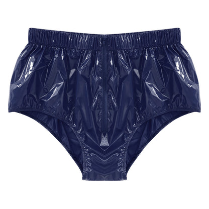 Mens Waterproof Diaper Cover Front Zipper Briefs
