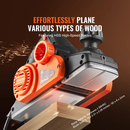 SucceBuy Electric Hand Planer High-Speed Powerful