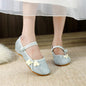 Women Casual Zapatos Vintage Cloth Single Shoes