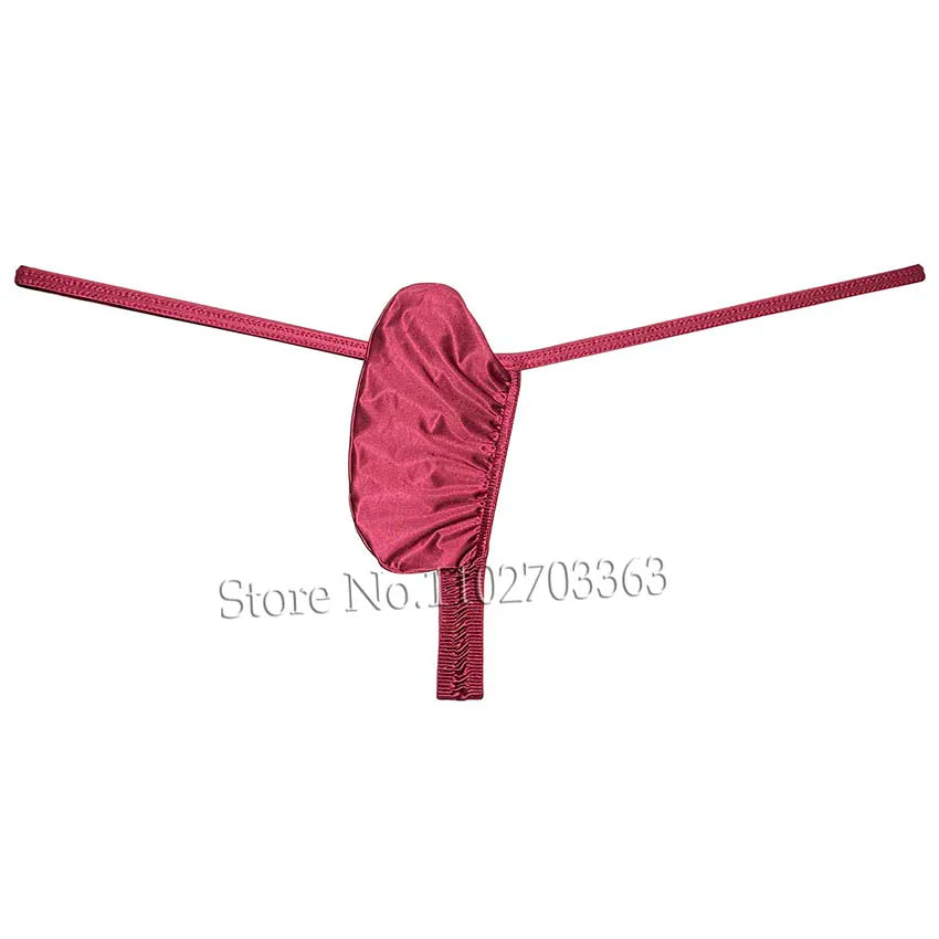 Men's Micro G-string Underwear Shiny Low Rise