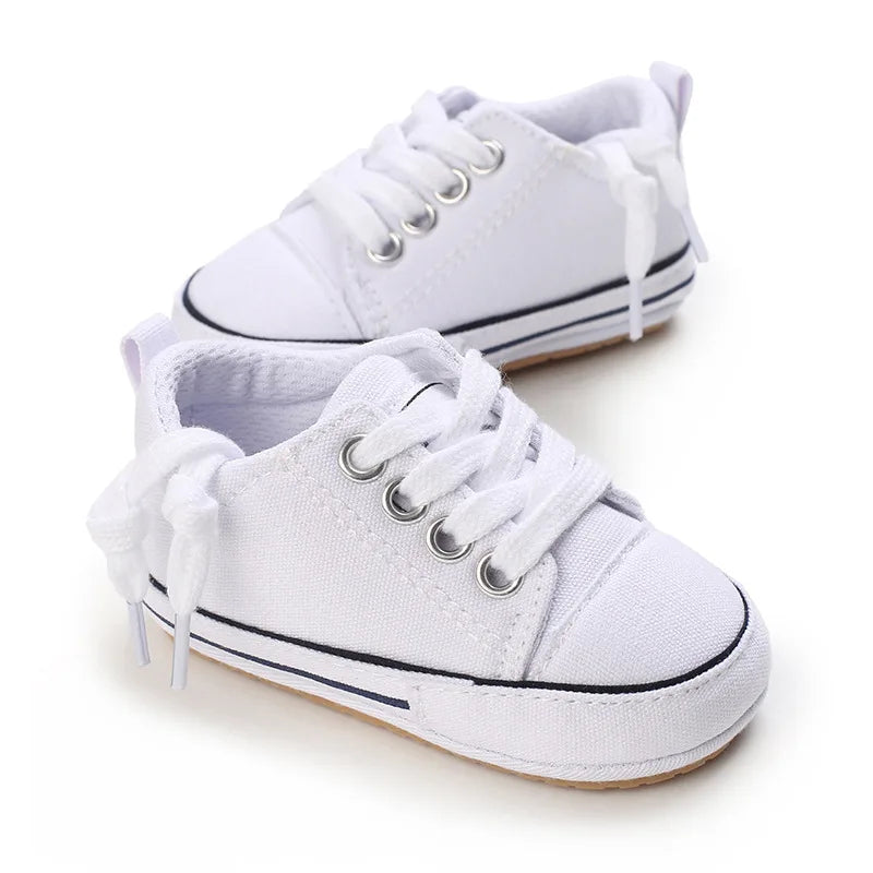 Baby Boy/Girls Canvas Shoes Non-slip Rubber Sole