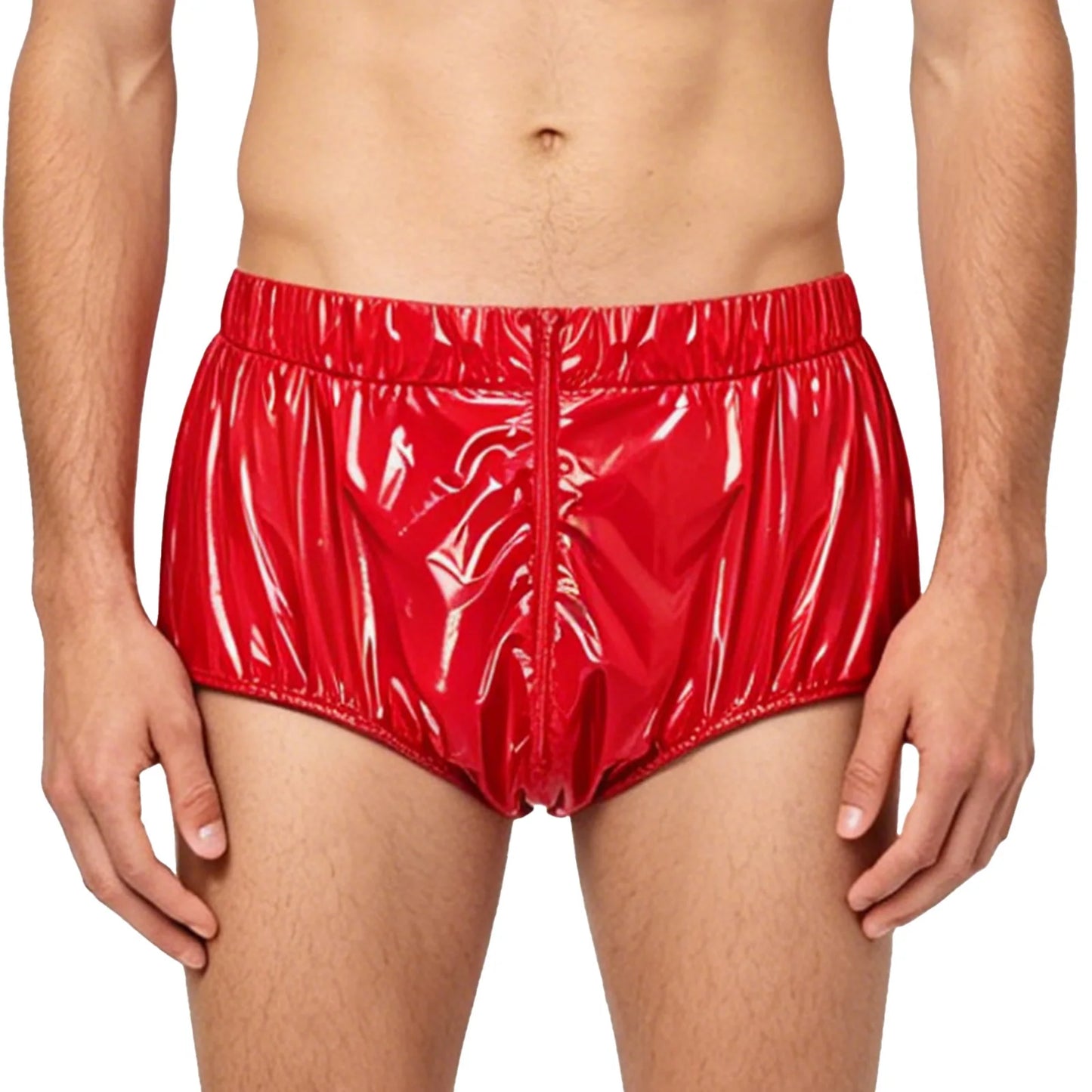 Mens Waterproof Diaper Cover Front Zipper Briefs