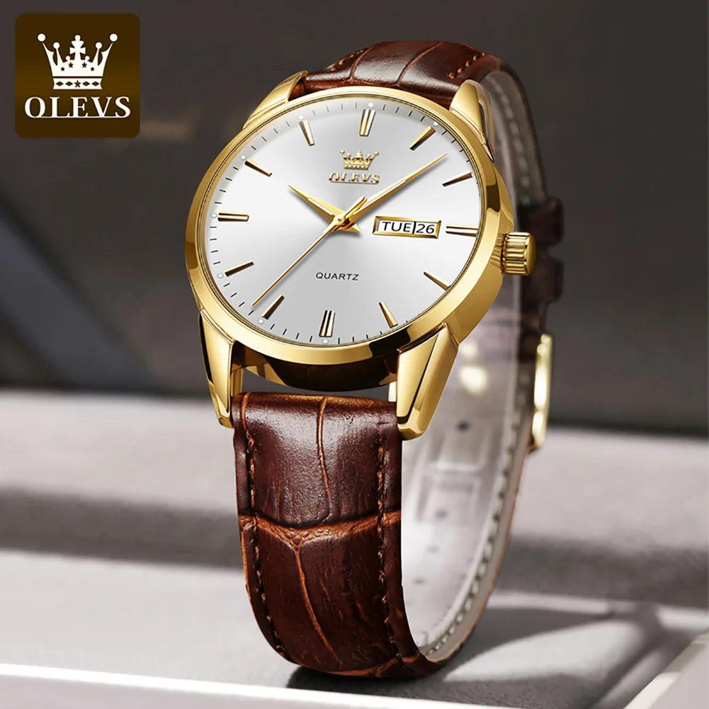 OLEVS 6898 Mens Watch Original Fashion Quartz
