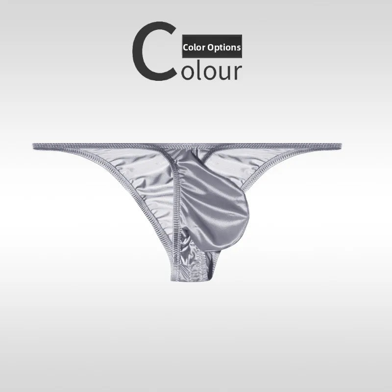 Low Waist Ice Silk Smooth Men's e Underwear