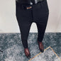 Men Stretch Slim Formal Casual Pants Fashion