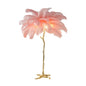 Luxury Feather Floor Standing Lamp Mood Light