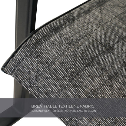 Mesh Sling Rocking Chair,Outdoor E-coated Steel